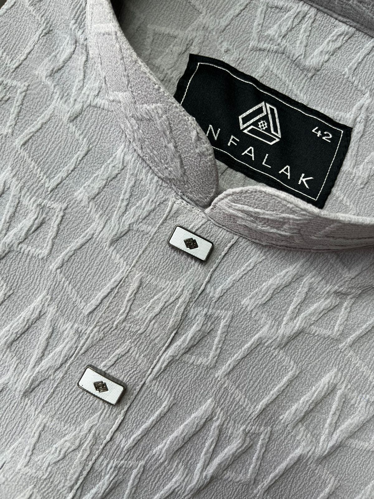 Premium Chinese Popcorn Fabric Panjabi - Image 2