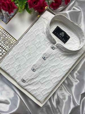 Premium Chinese Popcorn Fabric Panjabi